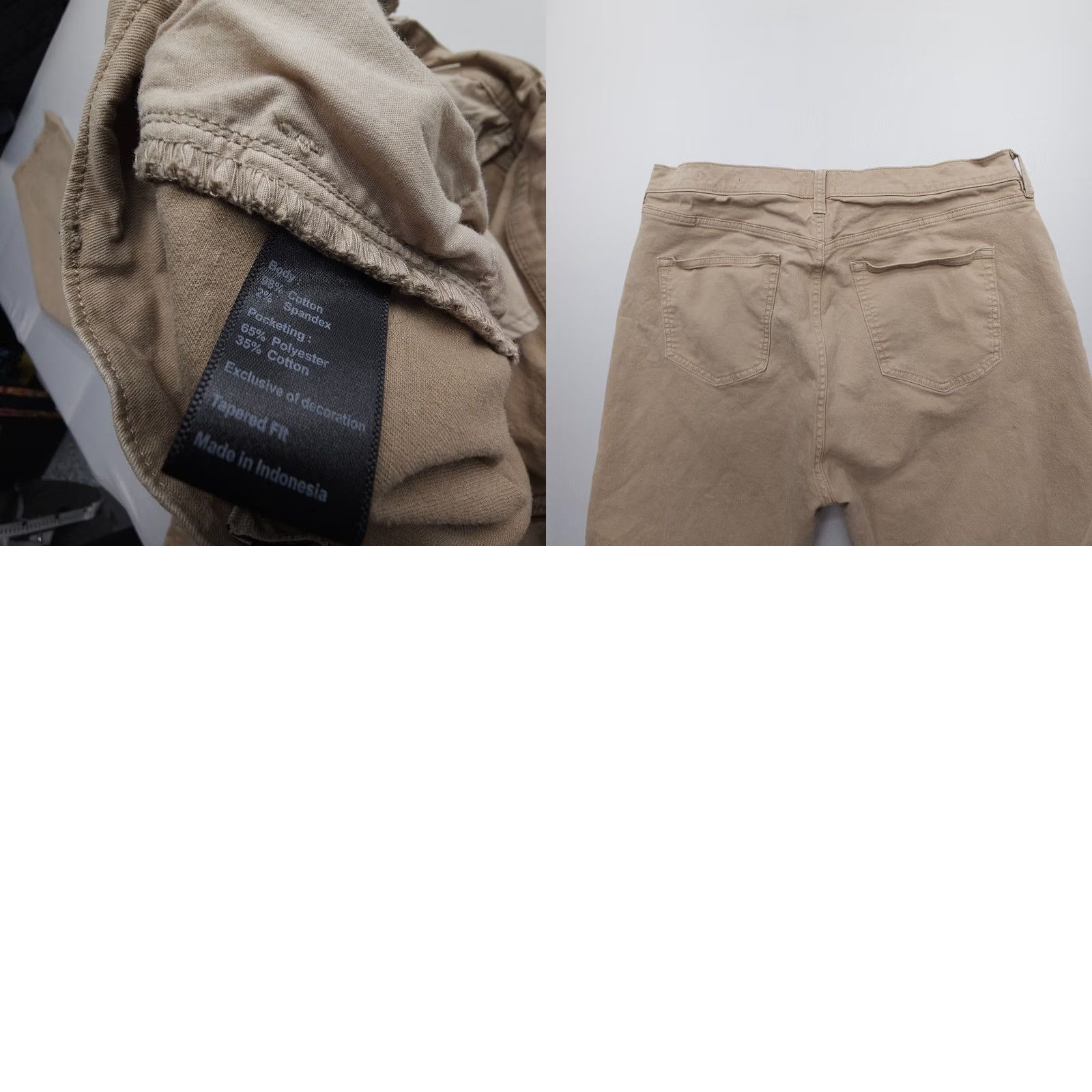 Flint And Tinder Flint and Tinder 365 Chino Pants Mens 34 x 34 Tan Brown Twill Regular 5-Pocket Logo Zip Inseam 32" Pant Color: Brown Size US 34 / EU 50 - 8 Thumbnail
