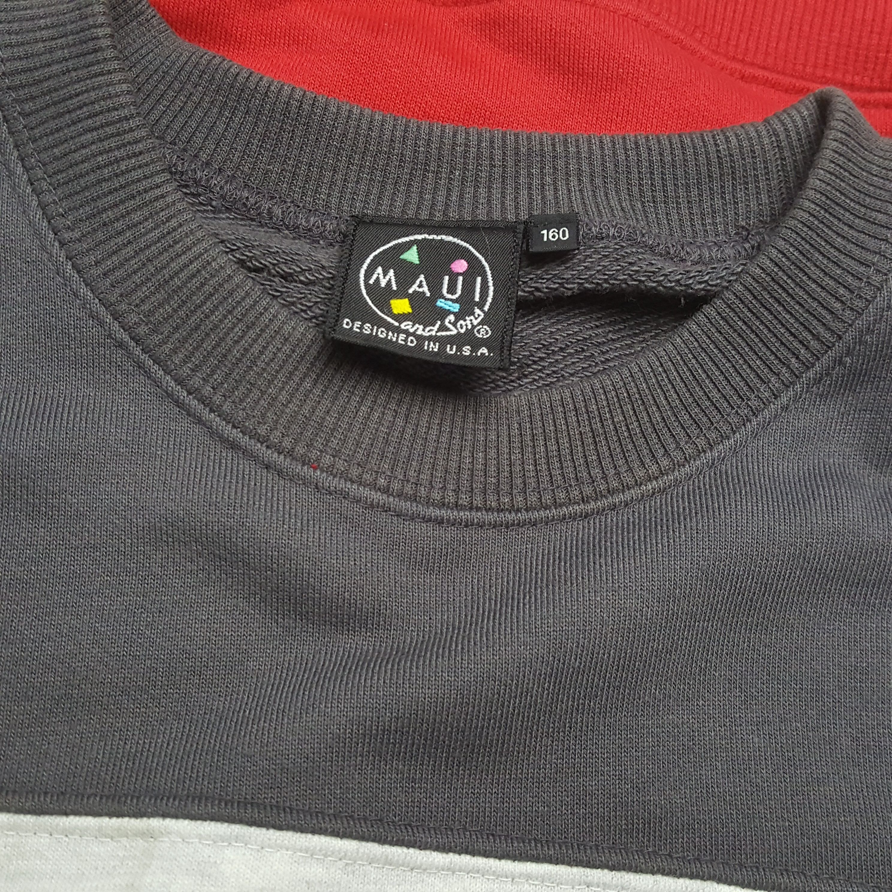 Maui and Sons × Vintage Vintage MAUI AND SONS Surfing Style Streetwear Sweatshirts Size US S / EU 44-46 / 1 - 10 Thumbnail