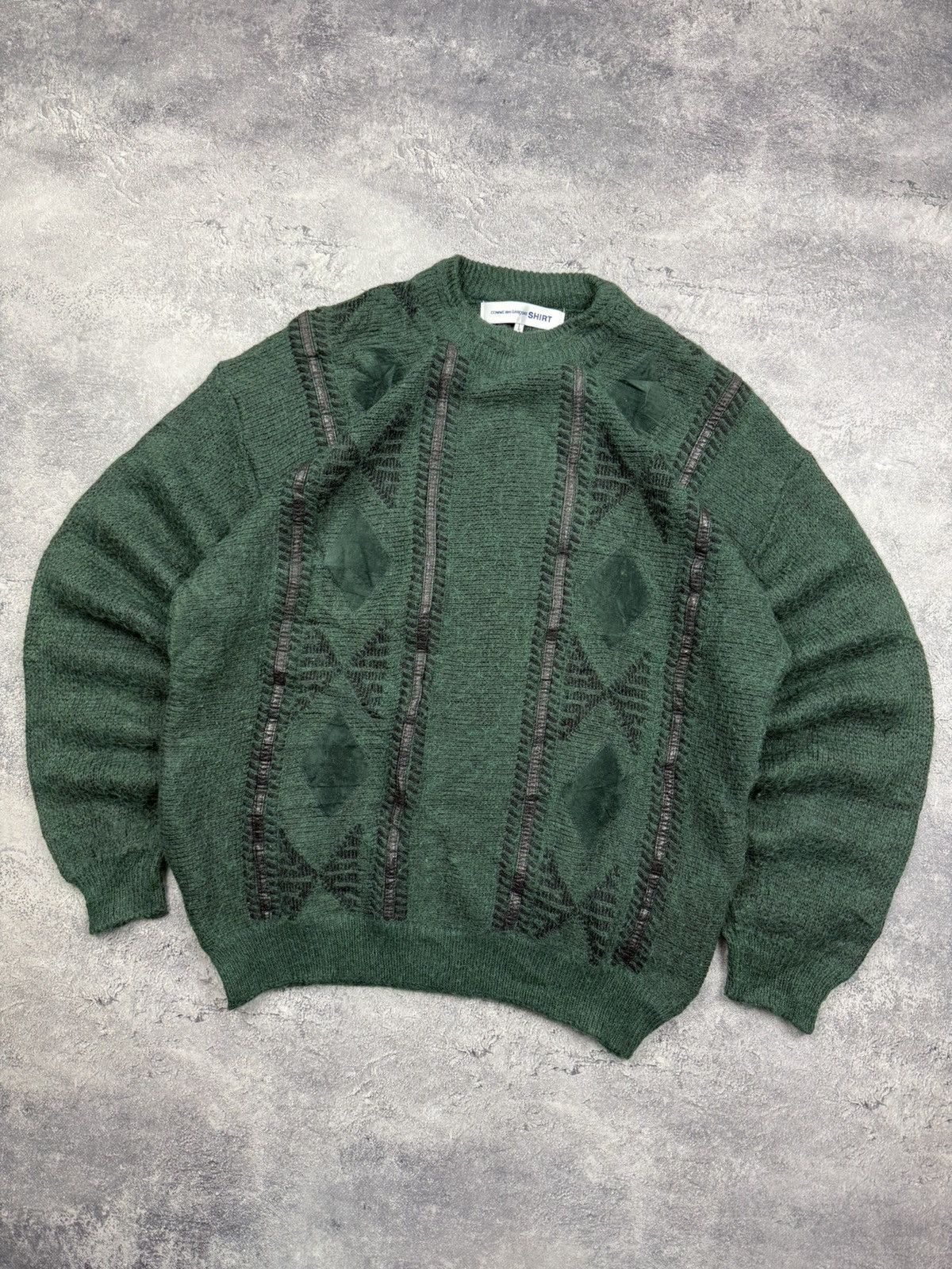 Comme des Garcons SHIRT Comme des Garçons SHIRT Sweater Knit Japanese Brand Size US L / EU 52-54 / 3 - 3 Thumbnail