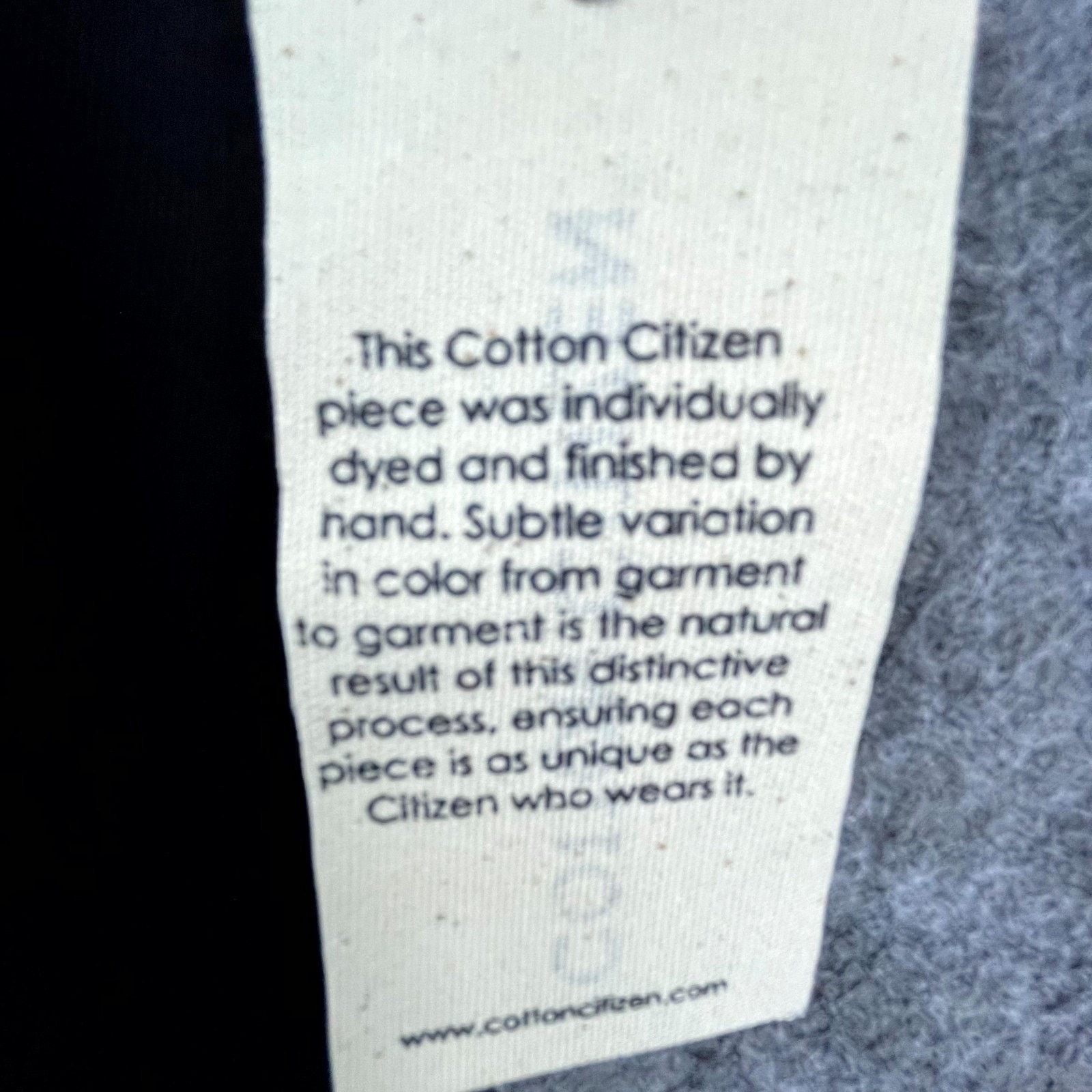 COTTONCITIZEN Cotton Citizen Jagger T-Shirt Men Small Jet Black Crew Neck Size US S / EU 44-46 / 1 - 7 Thumbnail