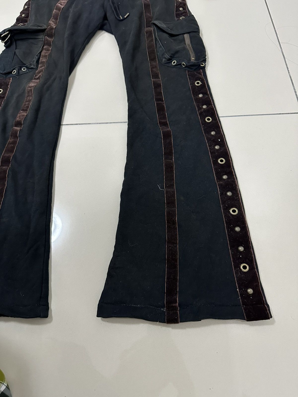 If Six Was Nine Japanese Brand Glory Bootcut Jogger Pant Cargo Pocket Design Size US 30 / EU 46 - 5 Thumbnail