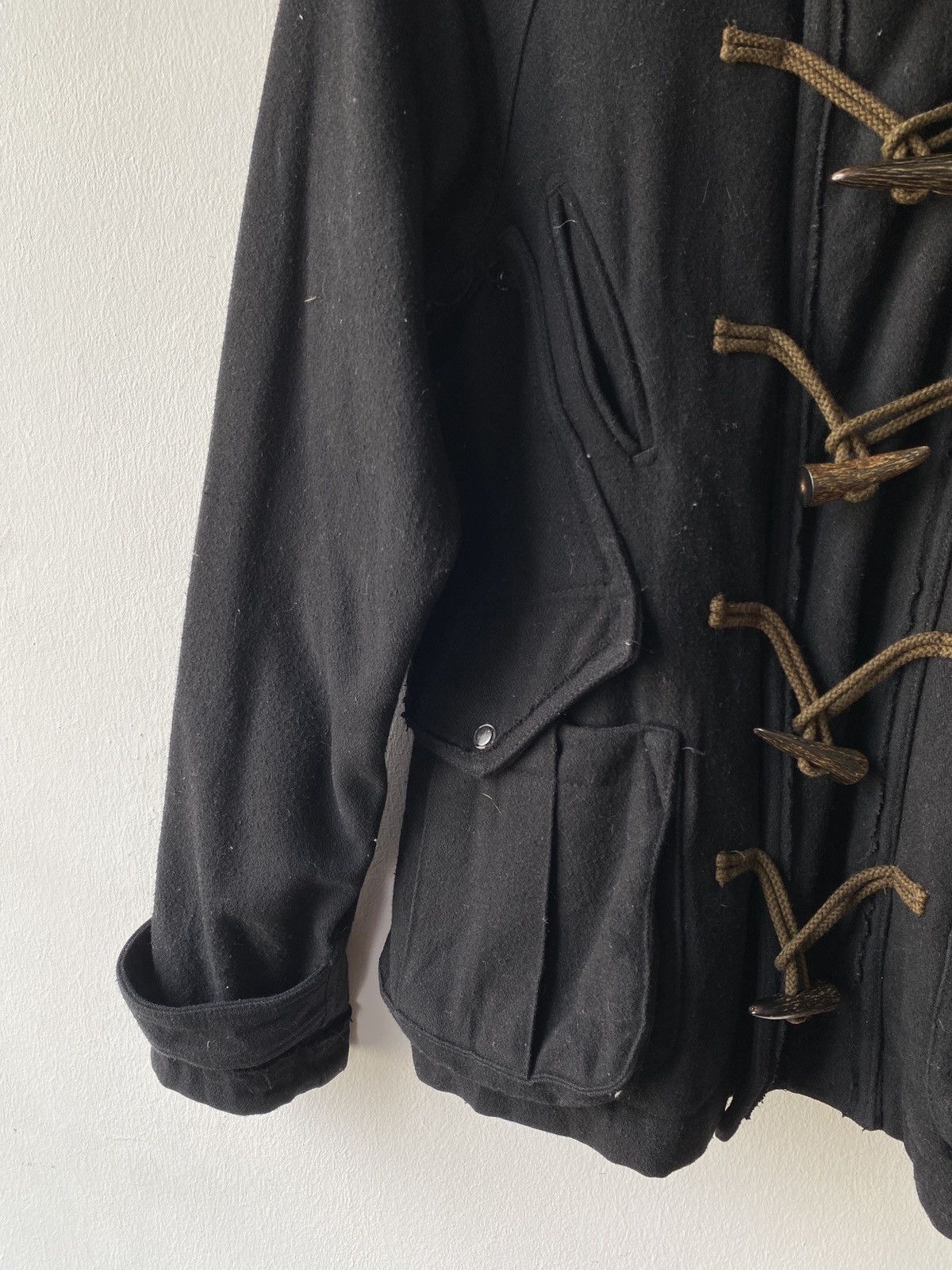 Japanese Brand Japan Brand PPFM Multipocket Duffel Hoodie Wool Jacket Size US M / EU 48-50 / 2 - 7 Thumbnail