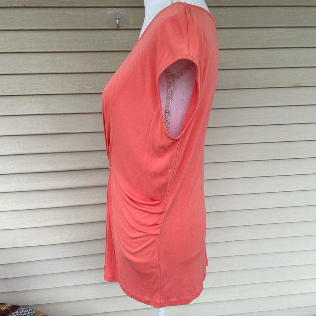 Lafayette 148 Lafayette 148 Silk Gathered Center Blouse Size M Size M / US 6-8 / IT 42-44 - 3 Thumbnail