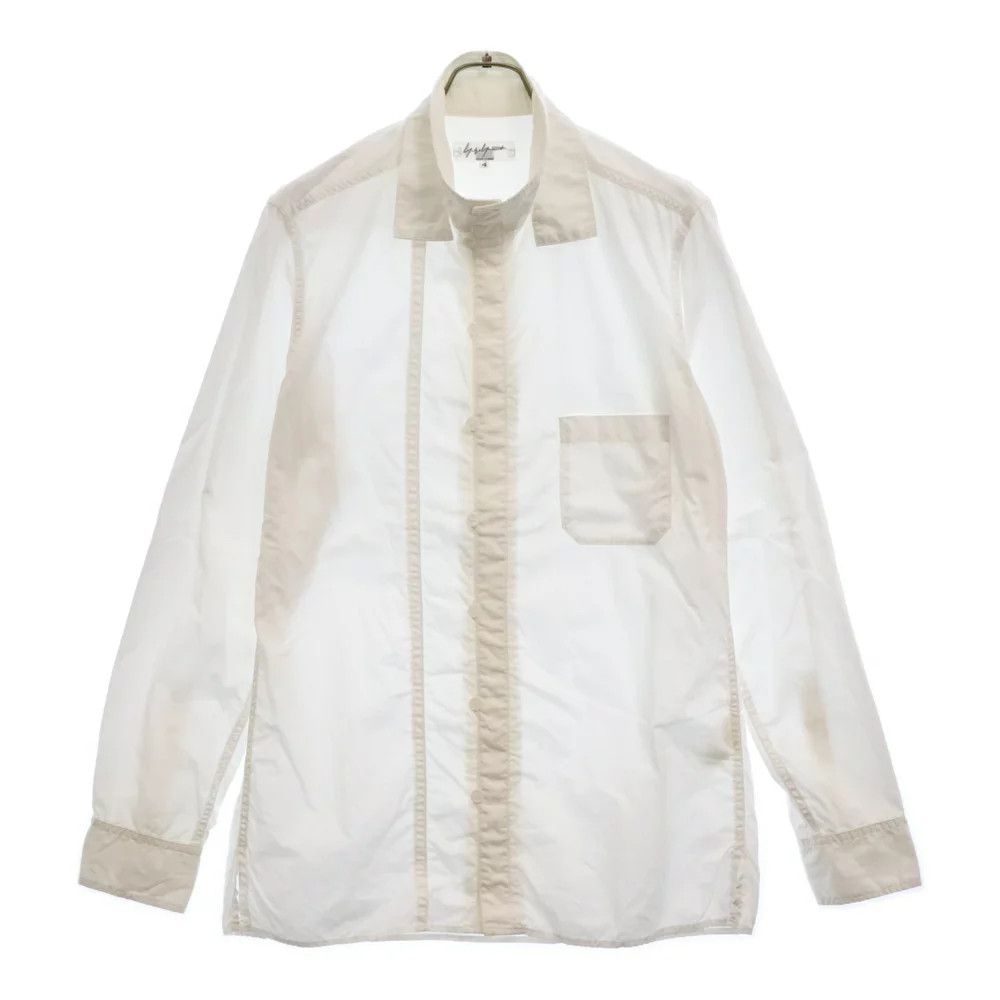 Yohji Yamamoto Yohji Yamamoto POUR HOMME 16SS Cotton Long Sleeve Shirt Size US XL / EU 56 / 4 - 1 Thumbnail