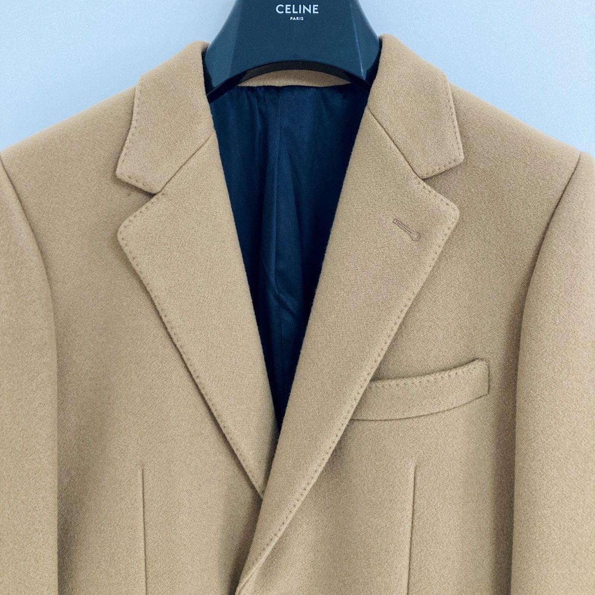 Celine CELINE by Hedi Slimane 2019 AW Runway Mac Chesterfield Coat Size US S / EU 44-46 / 1 - 5 Thumbnail