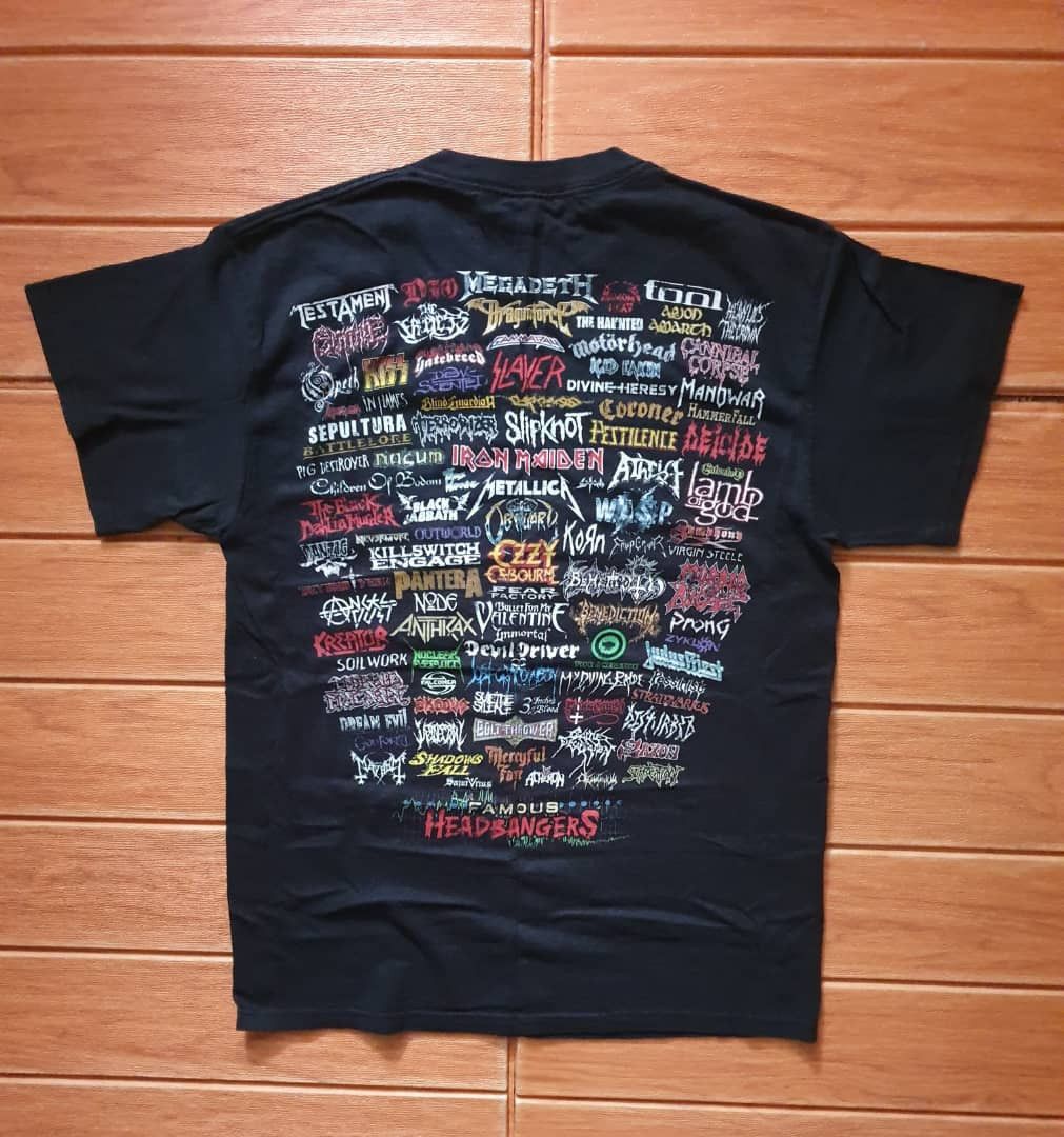 Band Tees 💥Famous Head bangers monogram metal band shirt Size US M / EU 48-50 / 2 - 1 Thumbnail