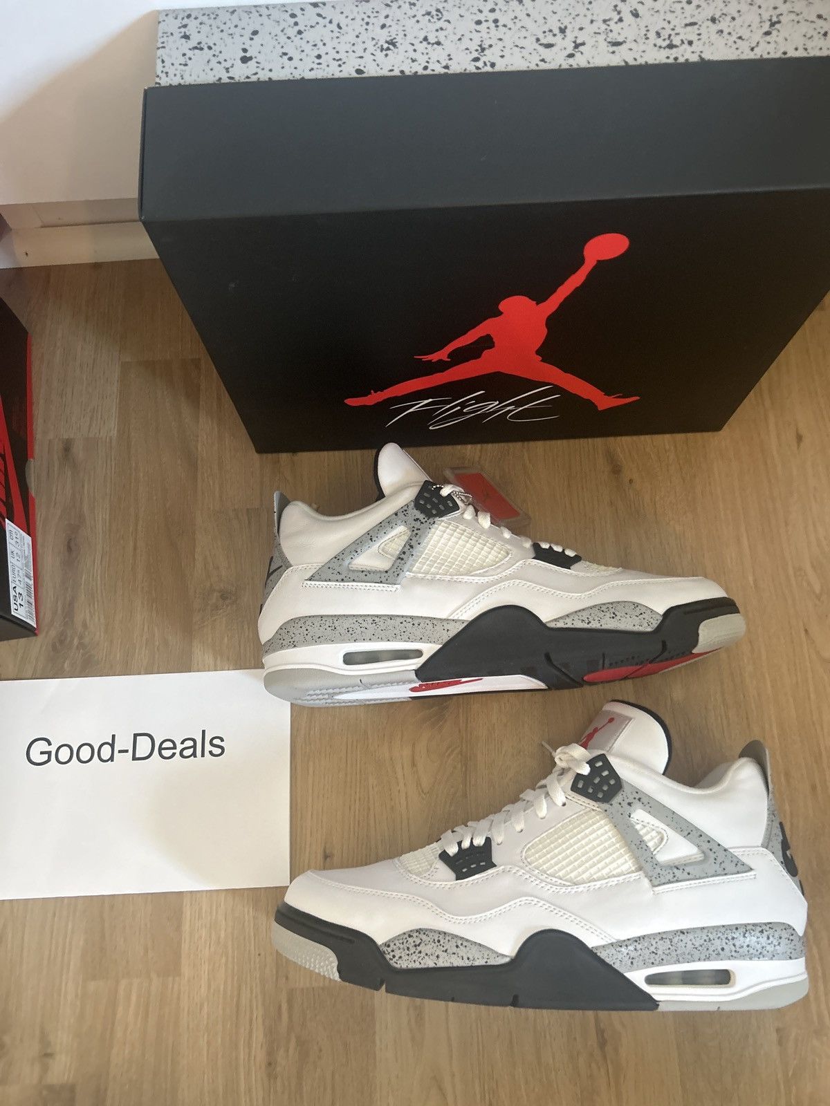 Jordan Brand Jordan 4 Cement 2016 Size US 13 / EU 46 - 1 Thumbnail