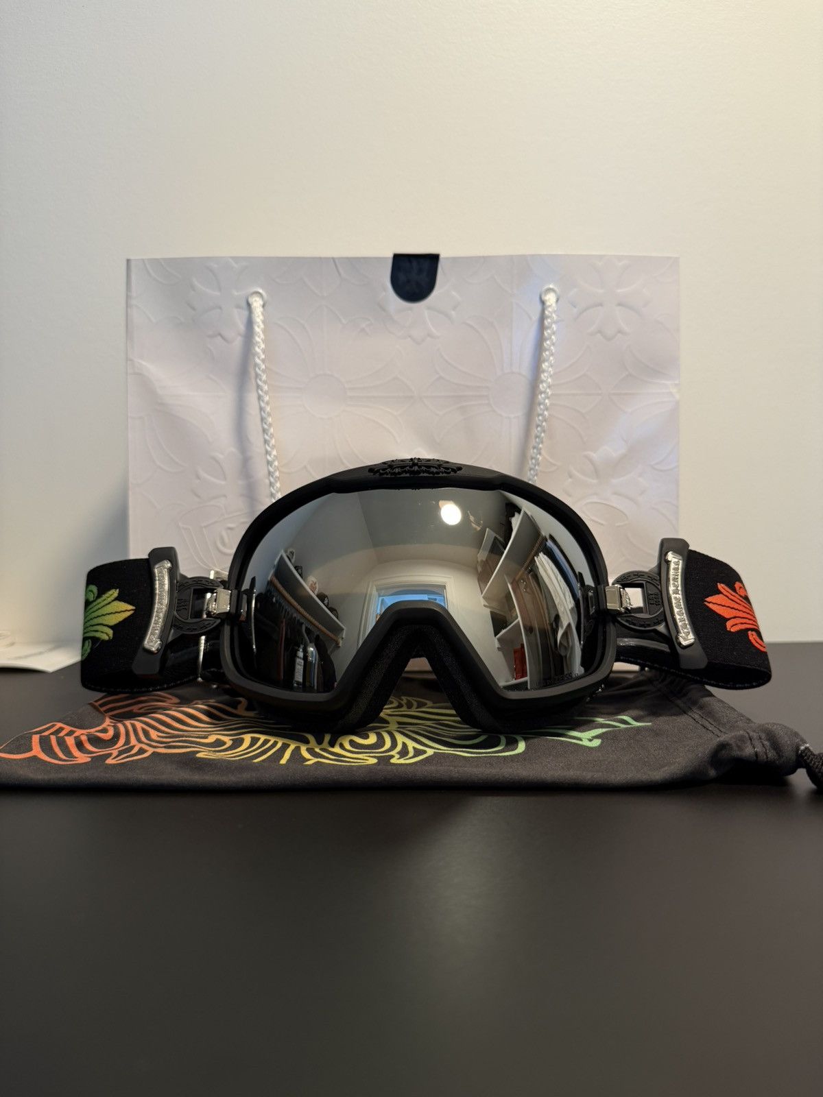 Chrome Hearts Chrome Hearts Silver Morning Ski Goggles Size ONE SIZE - 2 Thumbnail