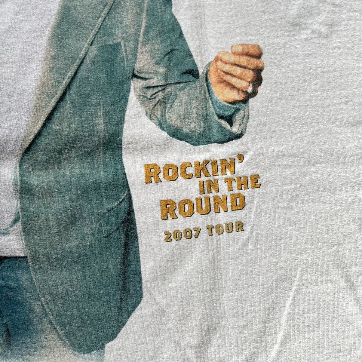 Band Tees Vintage 2007 Rod Stewart Rockin’ in the Round Tour Band Tee Size US L / EU 52-54 / 3 - 4 Thumbnail