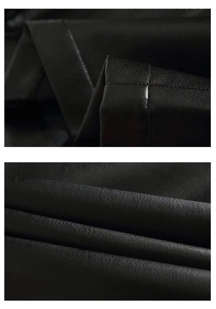 Japanese Brand × Vintage Avant garde multi pocket cargo pu leather pants Size US 30 / EU 46 - 5 Thumbnail