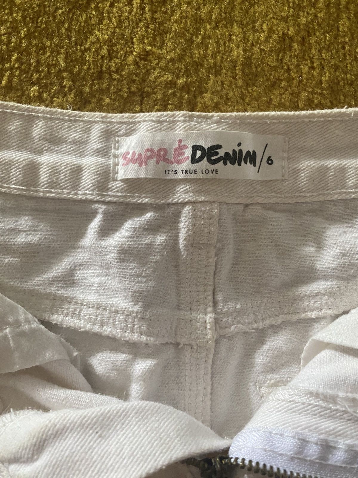 Other Supré white denim mini skirt Size 26" / US 2 / IT 38 - 3 Thumbnail