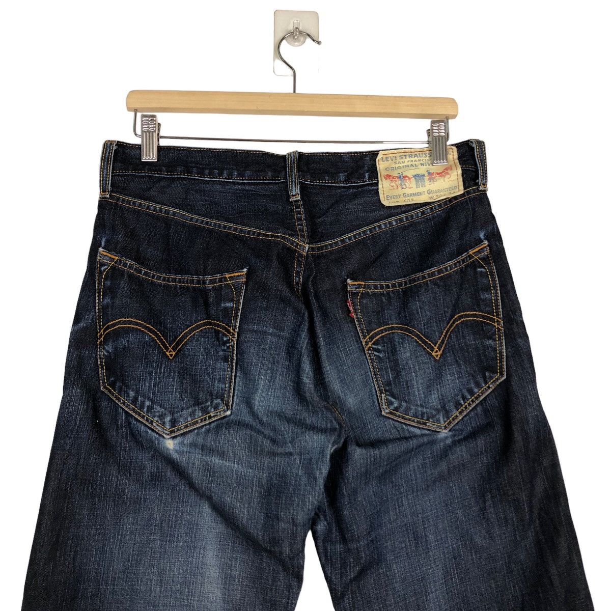 Levi's 🔥90’s Vintage Levi’s Denim Jeans Straight Cut Size US 32 / EU 48 - 9 Thumbnail