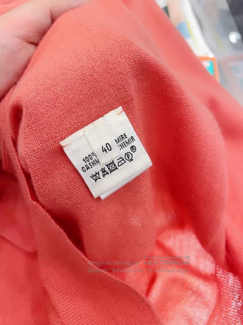 Hermes Hermes Cashmere knitted cardigan Size S / US 4 / IT 40 - 4 Thumbnail