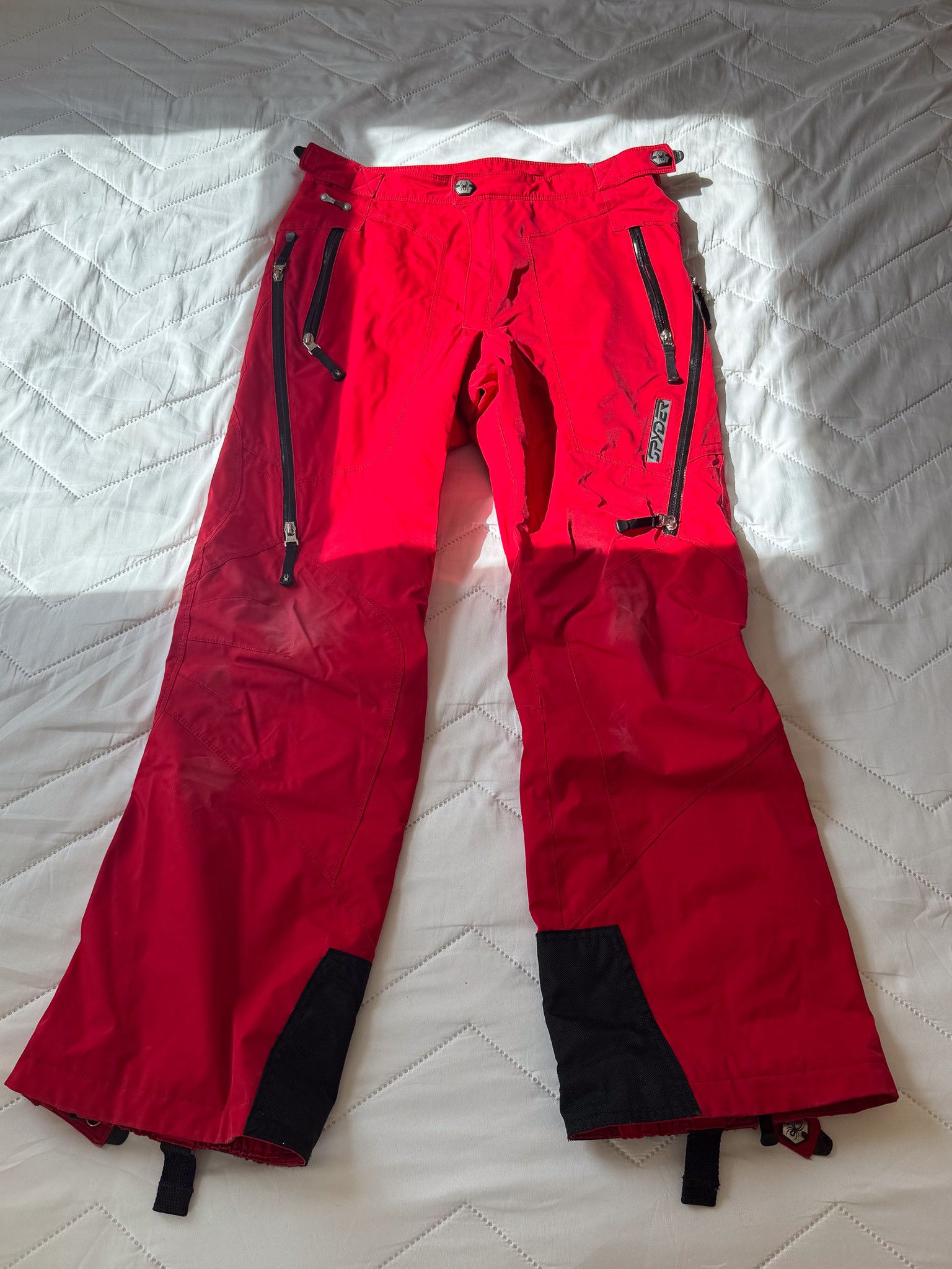 Spyder Spyder Red Ski/Snowboarding Pants Bibs Size US 33 - 1 Thumbnail