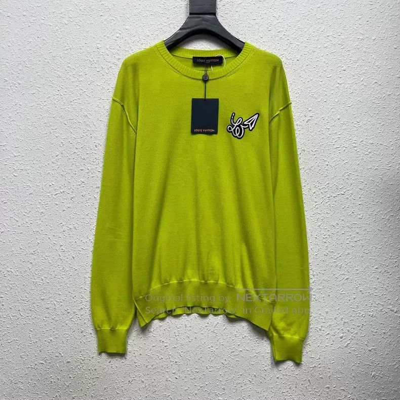 Louis Vuitton Louis Vuitton SS23 badge embroidered logo pullover crewnec Size US M / EU 48-50 / 2 - 1 Thumbnail