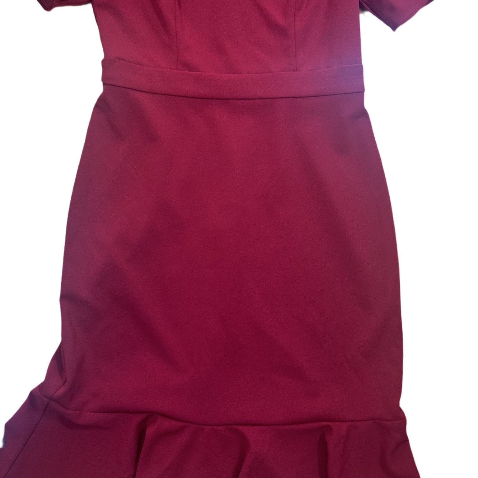 Kapital NWT Kasper Women's Knit Flutter Sleeves and Hem Sheath Dres Size XS / US 0-2 / IT 36-38 - 2 Thumbnail