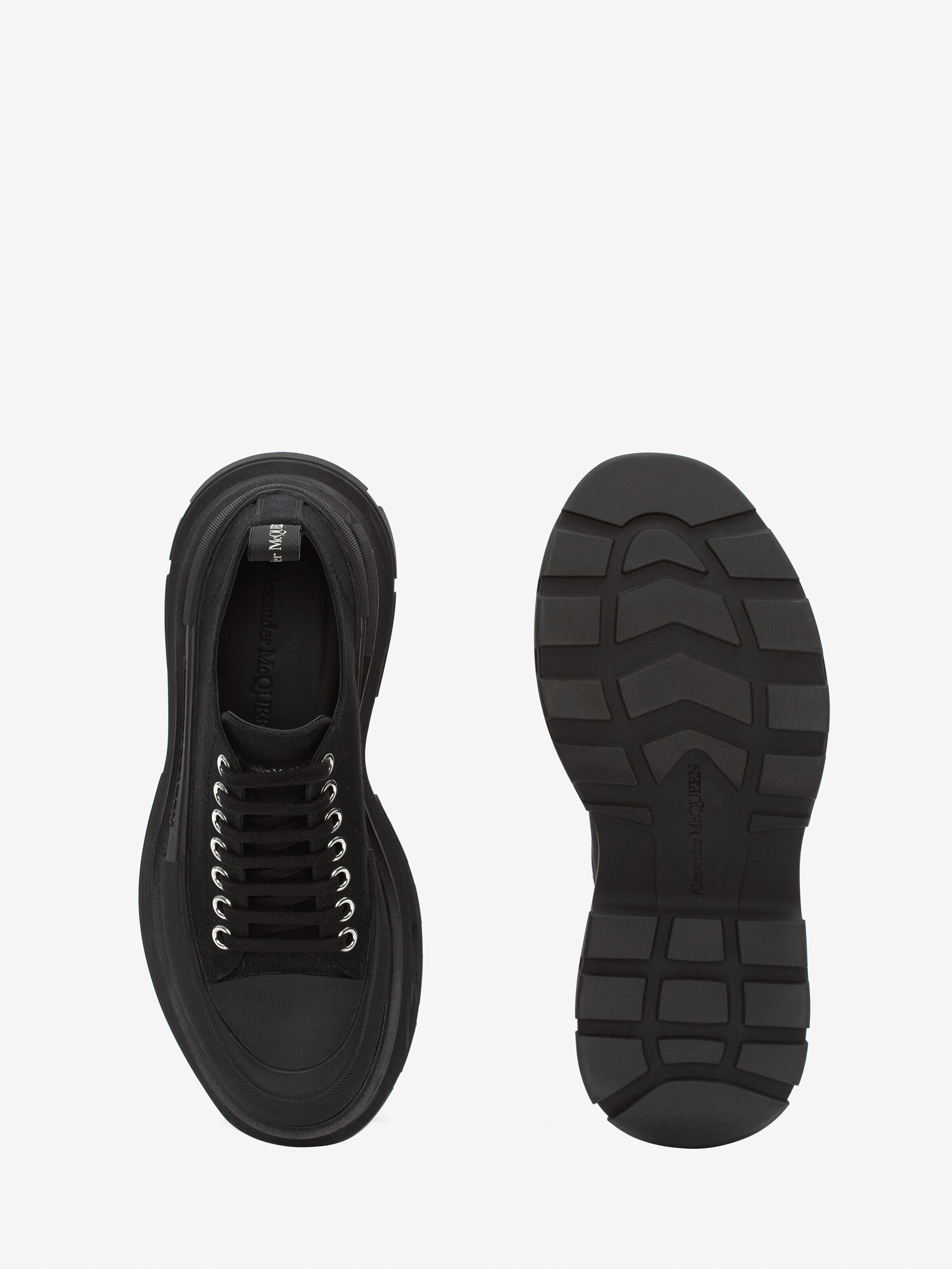 Alexander McQueen o1s22i1n0925 Tread Slick Sneakers in Black Size US 9 / EU 42 - 4 Thumbnail