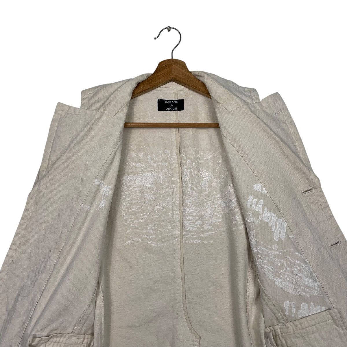 CABANE de ZUCCa Cabane De Zucca Hawaii Printed Jacket Size US S / EU 44-46 / 1 - 12 Thumbnail