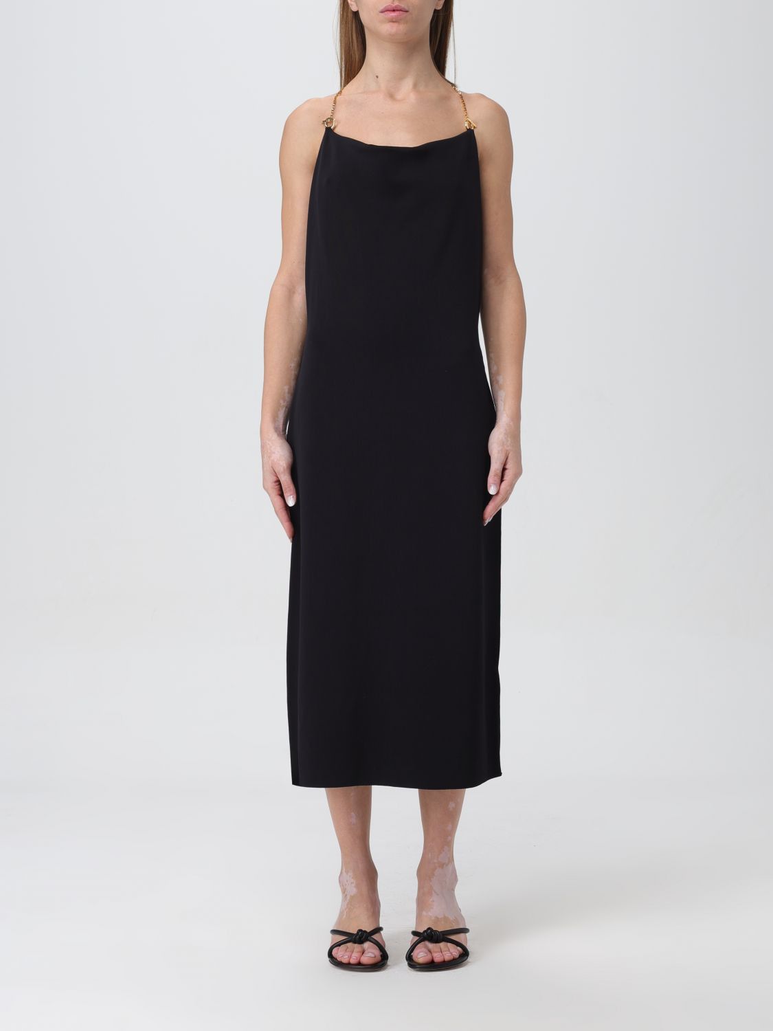 image of Bottega Veneta Dress Woman Black, Women's (Size Medium)