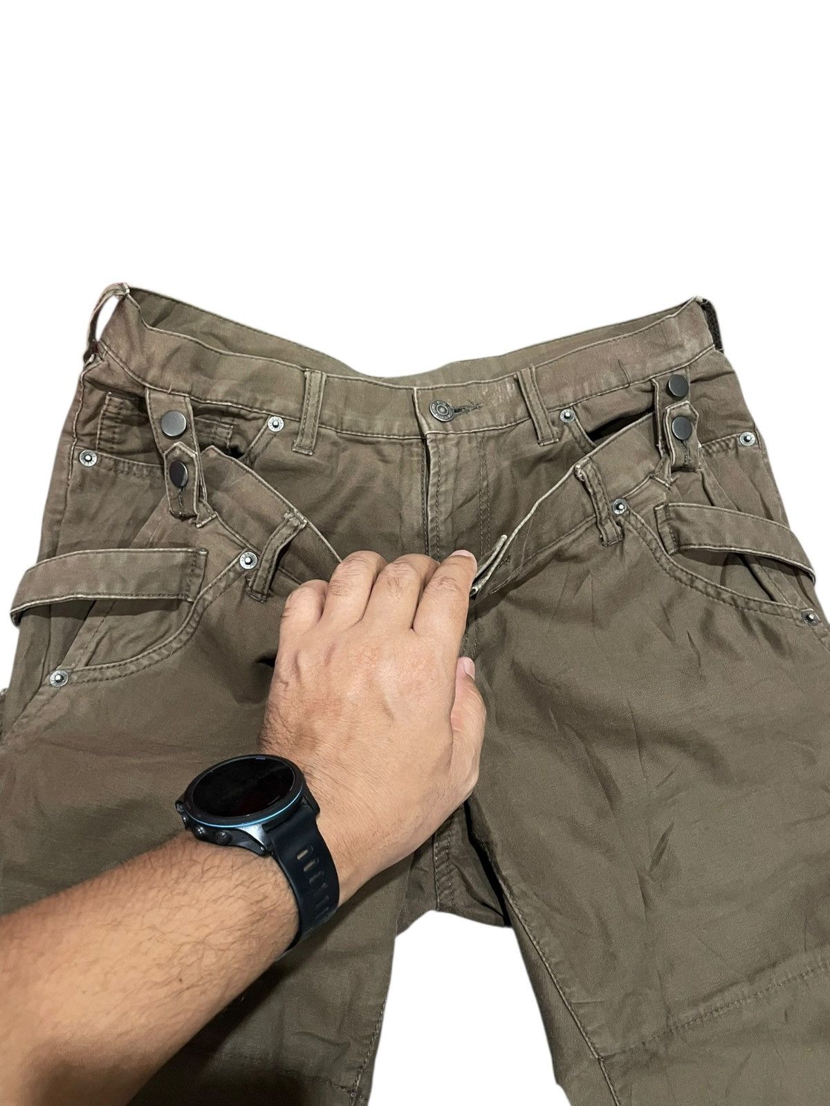 If Six Was Nine PPFM Double Waist Punk Rock Pants Size US 32 / EU 48 - 11 Thumbnail