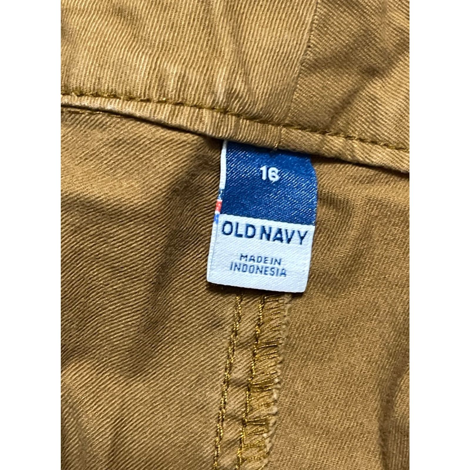 Old Navy VINTAGE? No. Old Navy Pants Women's 16 Brown Straight Leg Chino Pants Shirt? Size 38" / US 16 / IT 52 - 4 Thumbnail