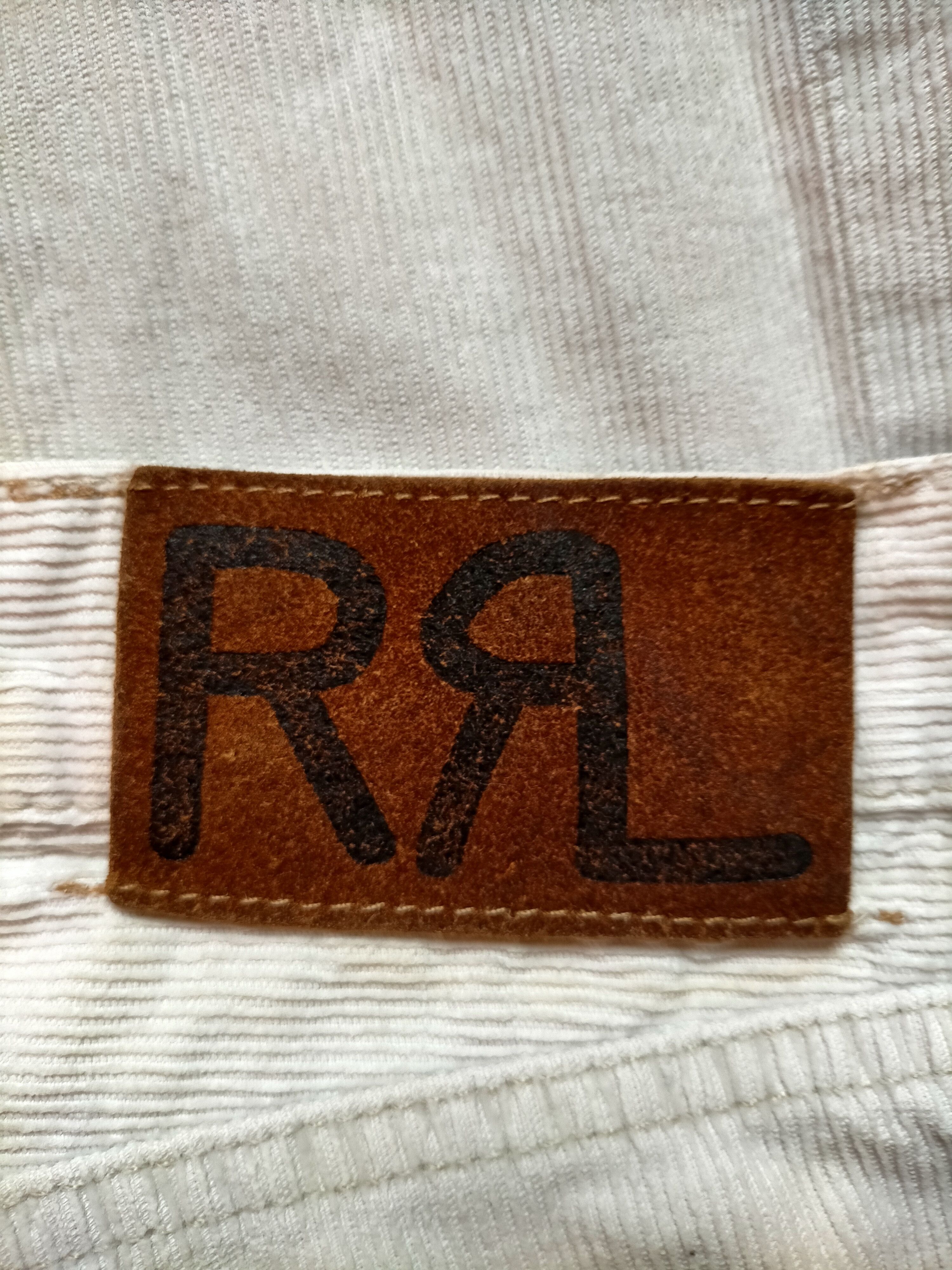Polo Ralph Lauren RRL Double RL Polo Ralph Lauren White Coudroy Jeans Pants Size US 30 / EU 46 - 22 Thumbnail