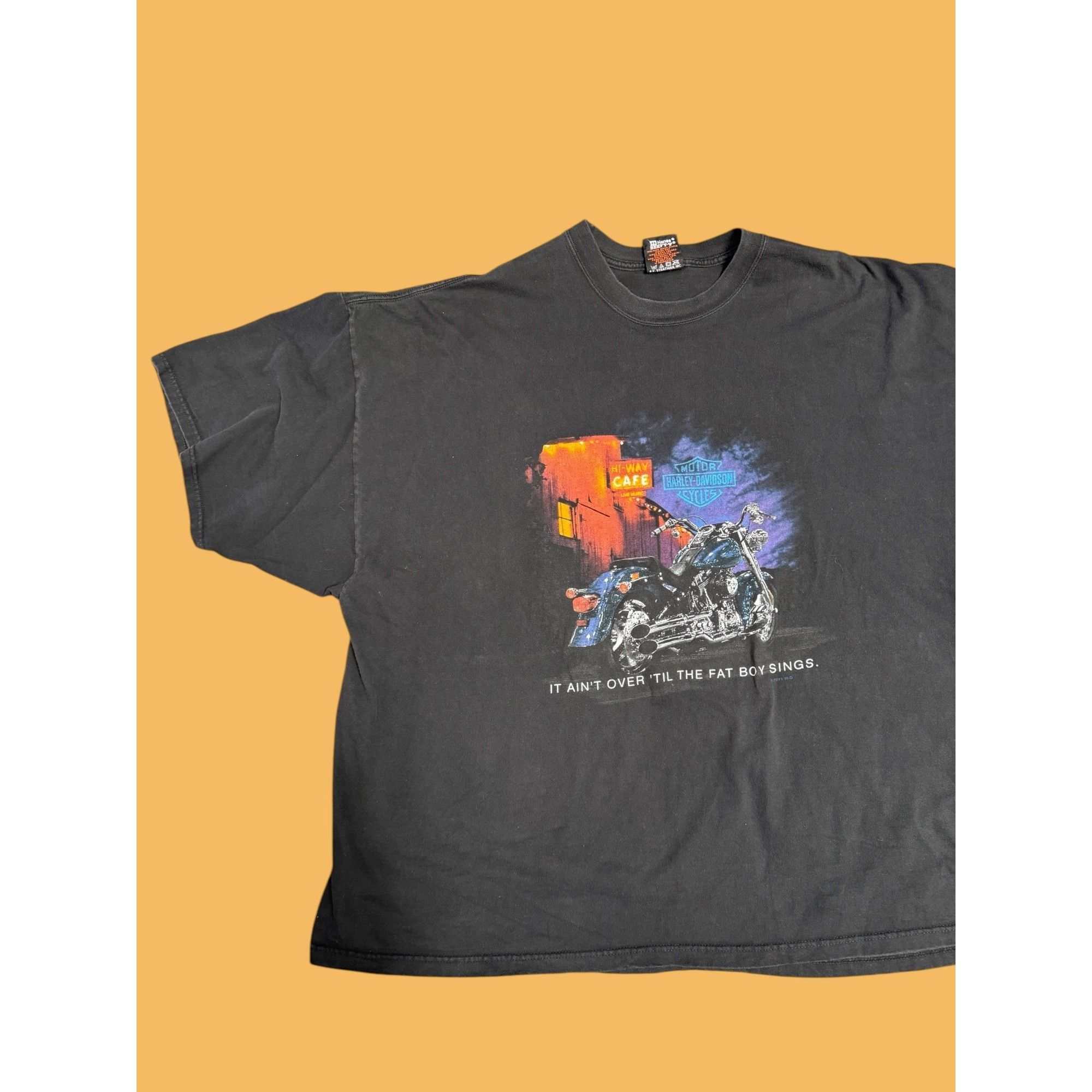 Harley Davidson Y2K Harley Davidson 2001 Tee “It Ain’t Over till the Fat Boy Size US XXL / EU 58 / 5 - 2 Thumbnail