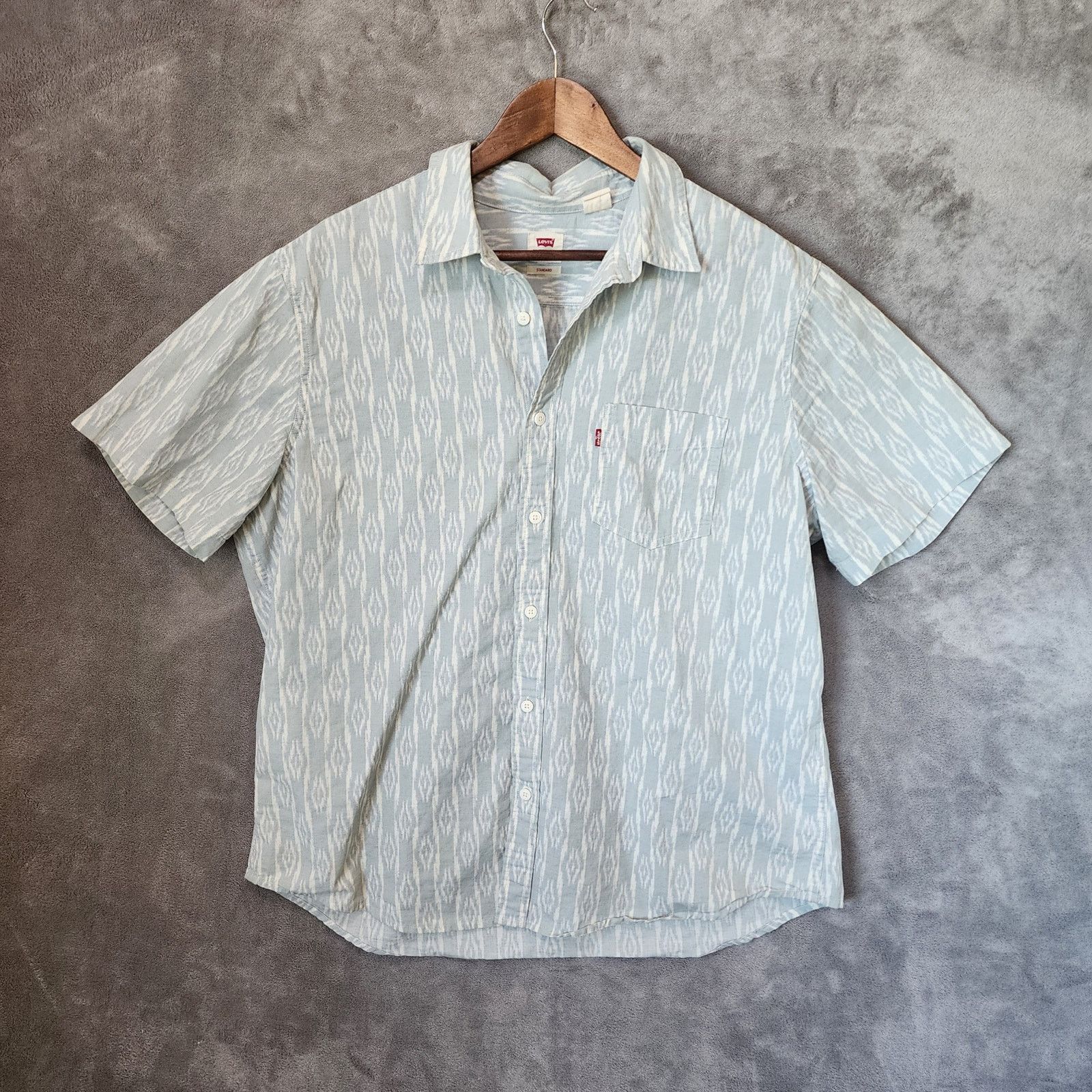 Levi's Levi's Aztec Southwest Shirt Men's XL/S Green Size US XL / EU 56 / 4 - 1 Thumbnail