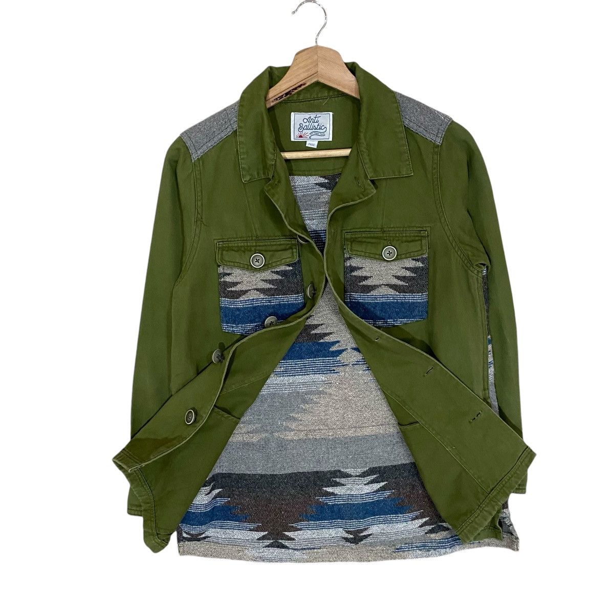 Native × Vintage VINTAGES NATIVE UTILITIES ARMY SHIRT Size US S / EU 44-46 / 1 - 1 Thumbnail