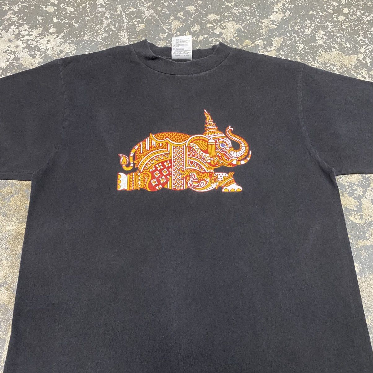 Vintage Vintage Gold Elephant Rhino Rodgers & Hammerstein The King Size US L / EU 52-54 / 3 - 7 Thumbnail