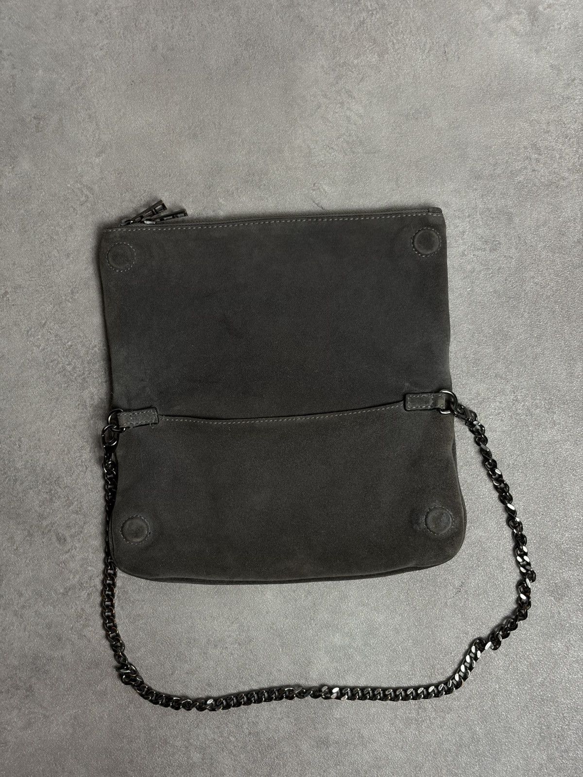 Zadig & Voltaire Zadig&Voltaire Rock Studs Suede Shoulder Bag Cow Leather Size ONE SIZE - 9 Thumbnail