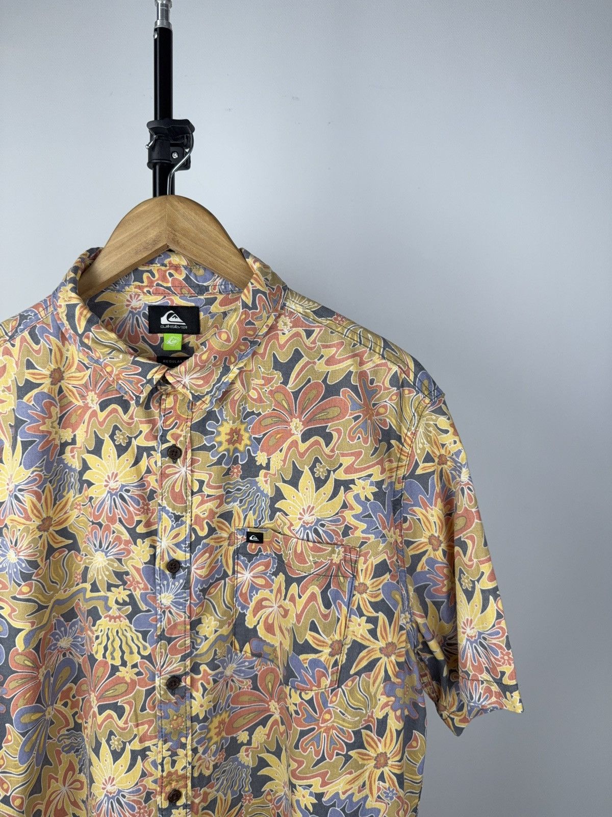 Quiksilver × Sun Surf Vintage style 00s QUIKSILVER Surf Hawaii Short Sleeve Shirt Size US M / EU 48-50 / 2 - 2 Thumbnail
