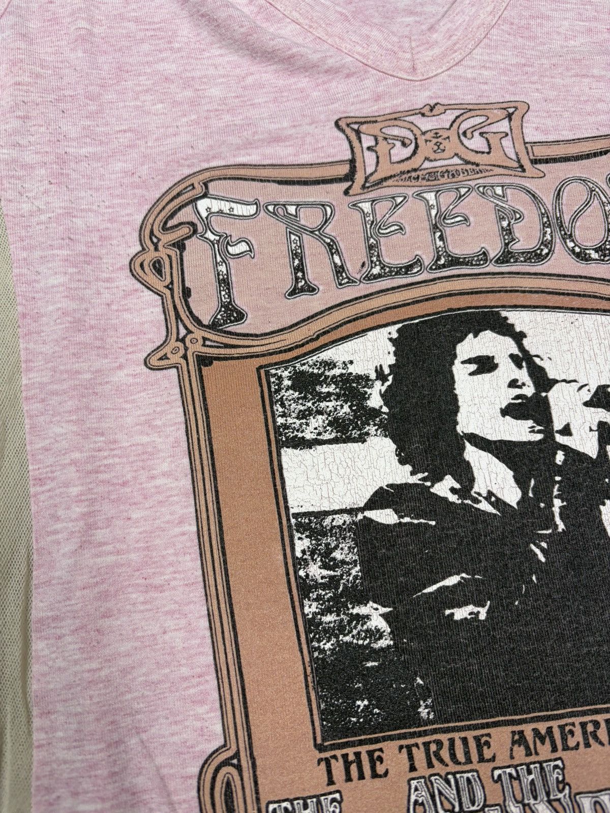 Dolce & Gabbana Vintage 2000s Dolce & Gabbana Freedom Tank Top T Shirt Mesh Size M / US 6-8 / IT 42-44 - 7 Thumbnail