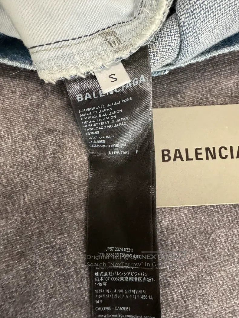 Balenciaga Balenciaga size S Low Waist Straight Denim Pants Size US 27 - 4 Thumbnail