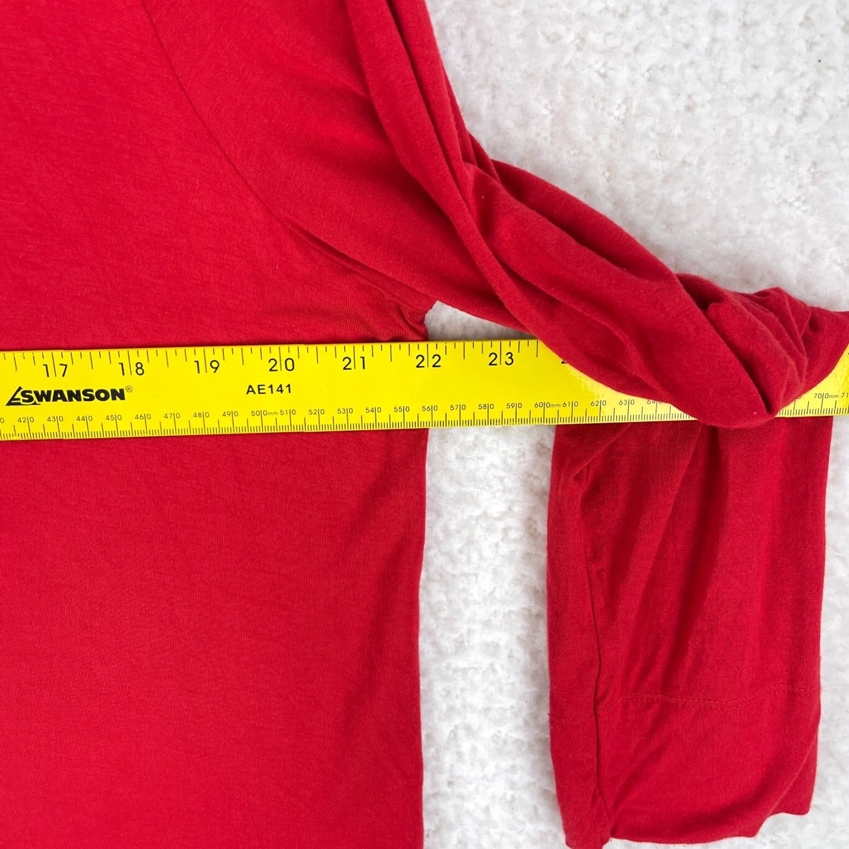 Vintage Soma Shirt Women XL Red Long Sleeve Stretch Casual Pullover Size XL / US 12-14 / IT 48-50 - 4 Thumbnail