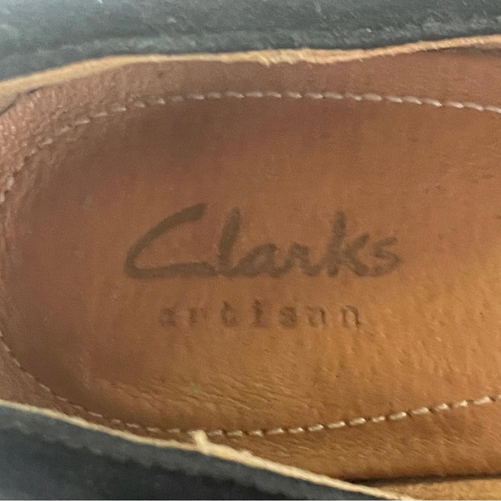 Clarks Clark's Artisan Women's Black Suede Mid-Heel Pumps size 7.5 Size US 7.5 / IT 37.5 - 8 Thumbnail