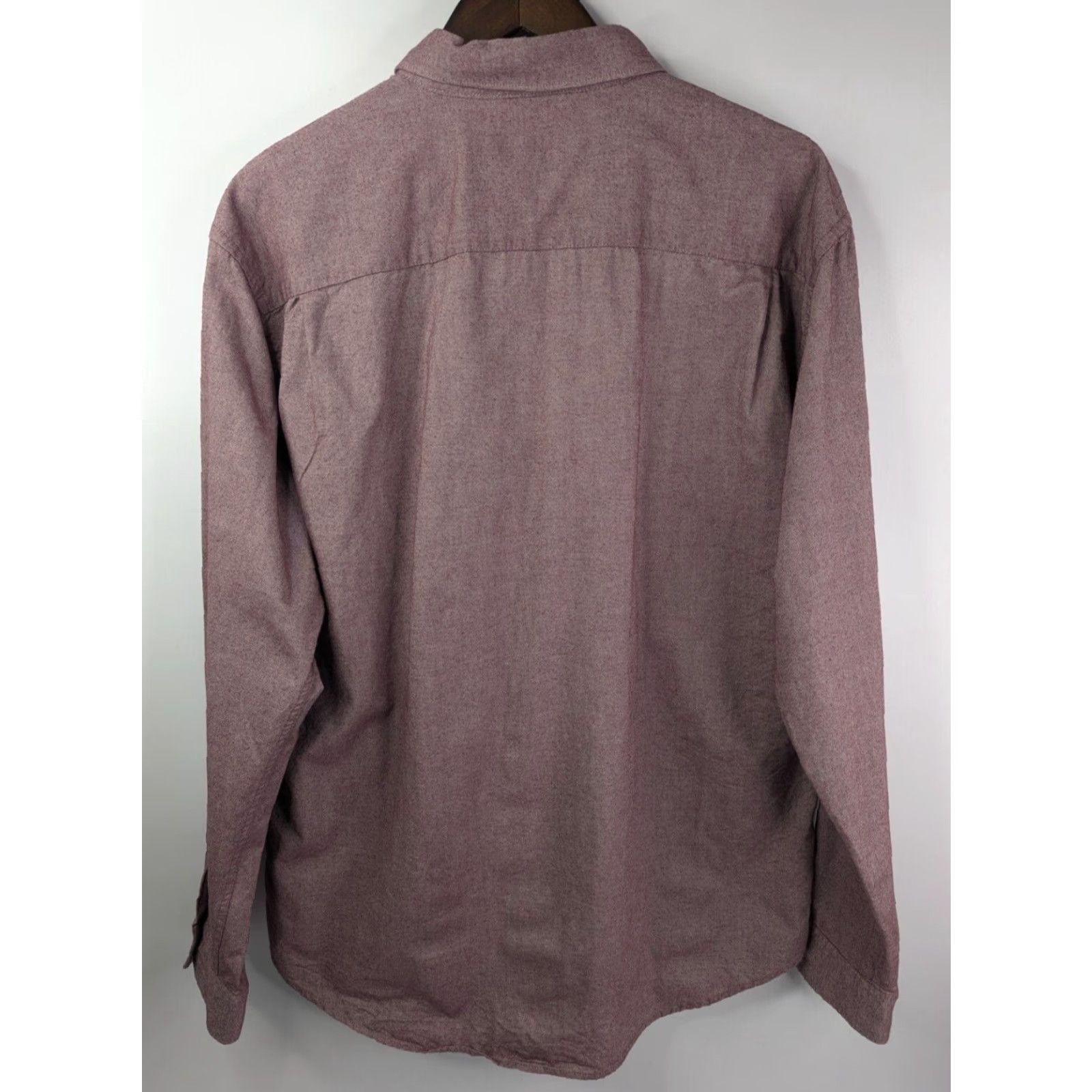 Vintage James Campbell Men's Red Chambray Long Sleeve Button Up Shirt XL Size Size US XL / EU 56 / 4 - 4 Thumbnail