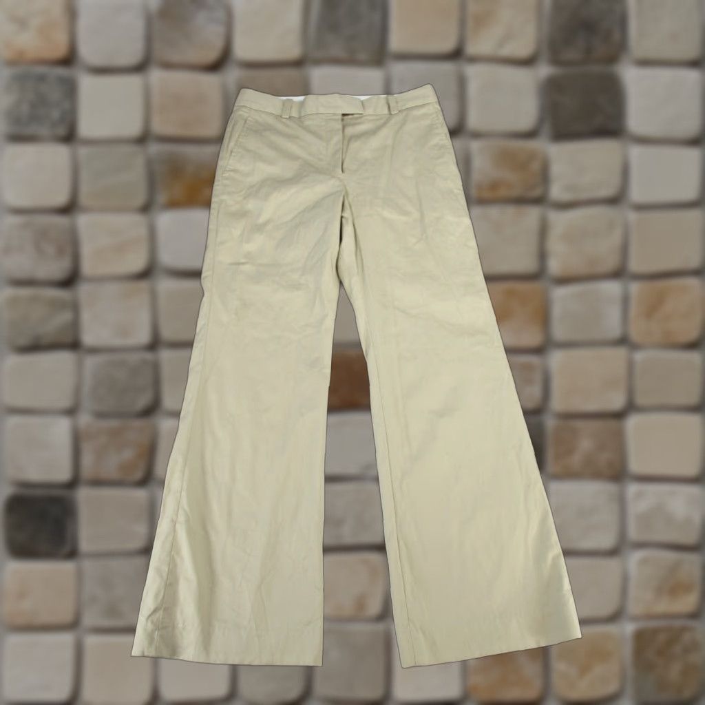 Vintage Babaton Pants Womens 8 Beige Cotton Chinos Bootcut *Stain Size 30" / US 8 / IT 44 - 1 Thumbnail
