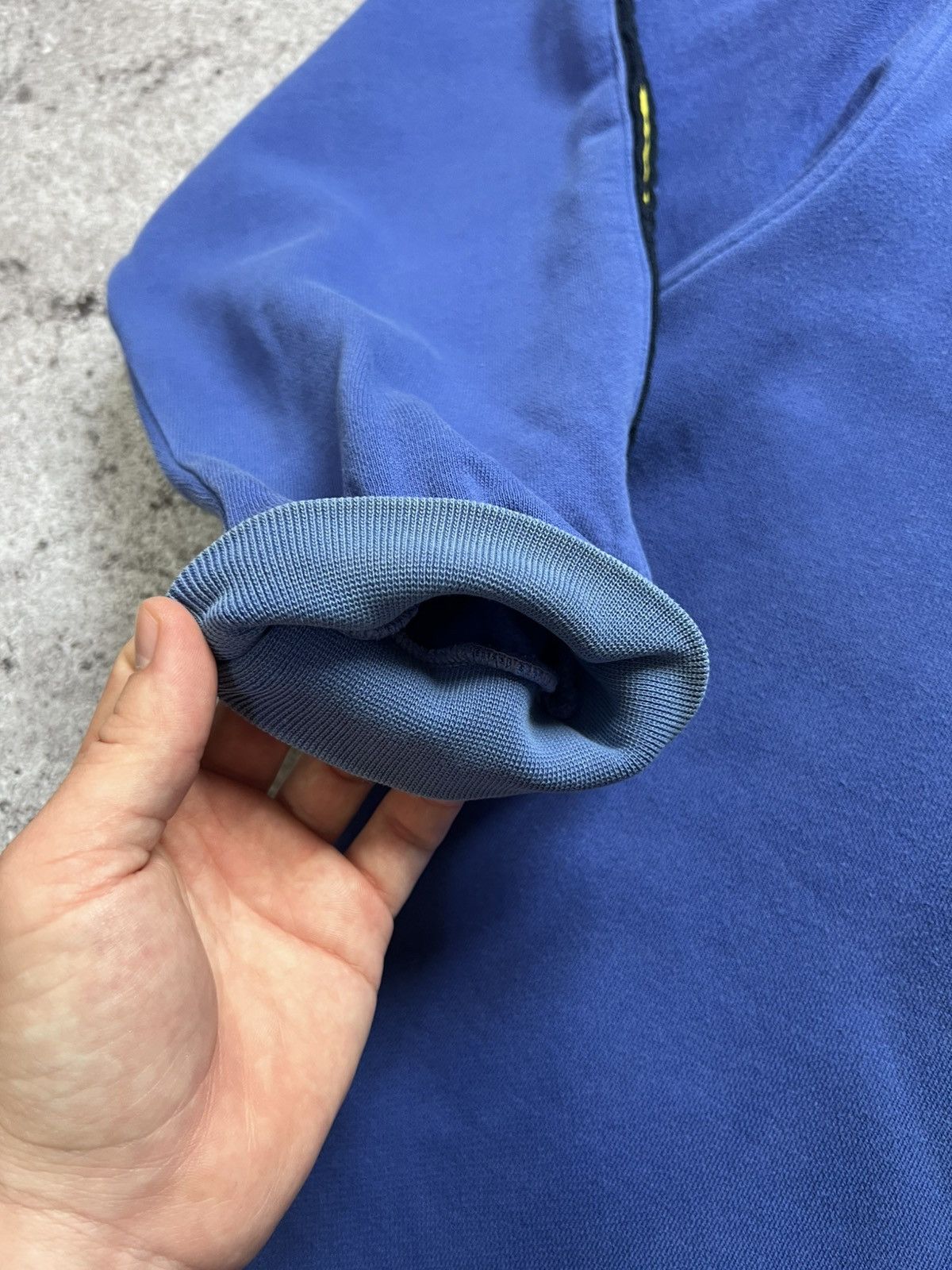 Vintage Vintage 90s Nike Sweatshirt 1/4 Zip Blue Size US XL / EU 56 / 4 - 24 Thumbnail