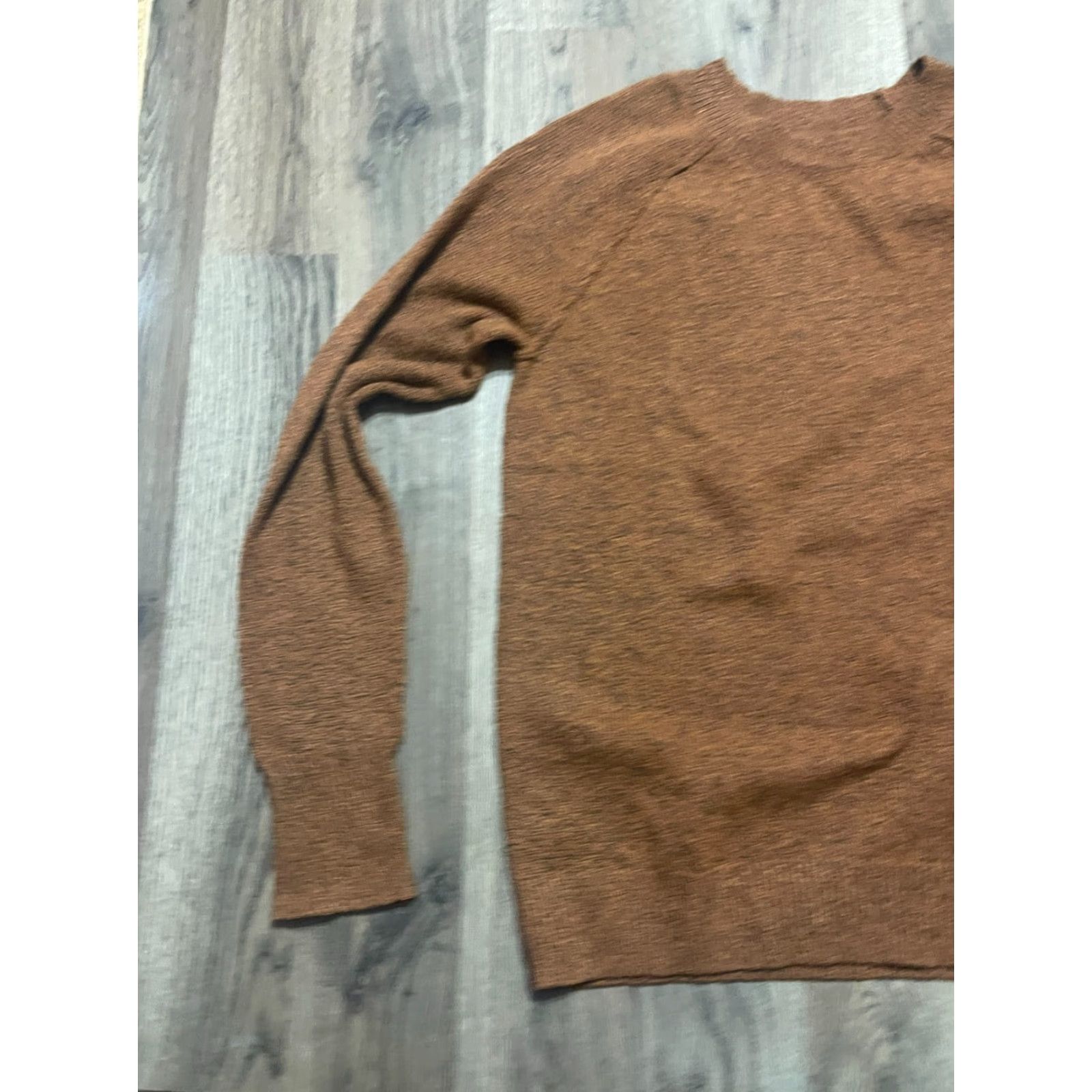 Vintage Sonoma Sweater Women's XS Orange Pullover Crewneck Long Sleeve Size XS / US 0-2 / IT 36-38 - 3 Thumbnail
