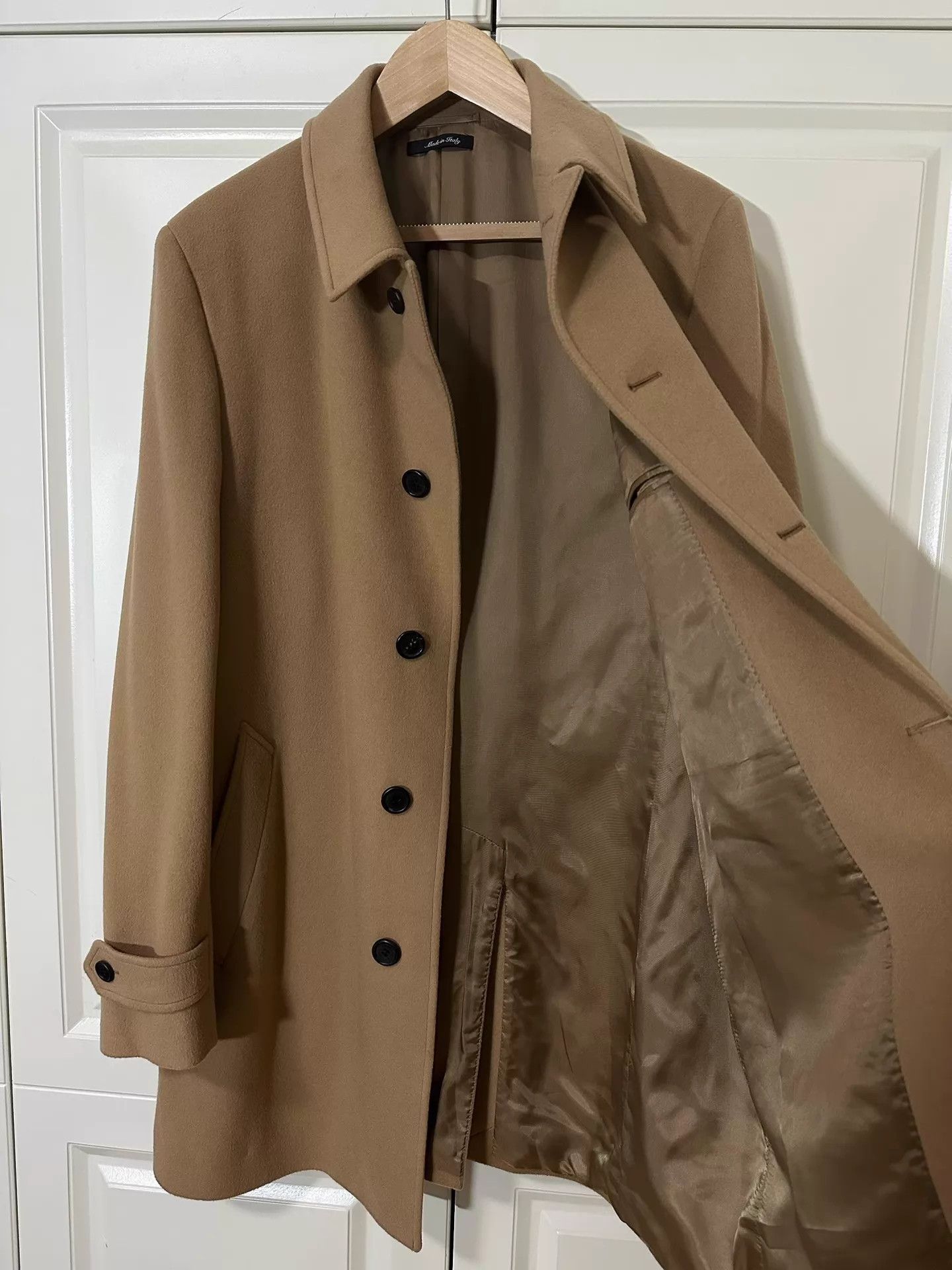 Alfred Dunhill Dunhill Gentleman Camel Cashmere Overcoat 54 Size US L / EU 52-54 / 3 - 2 Thumbnail