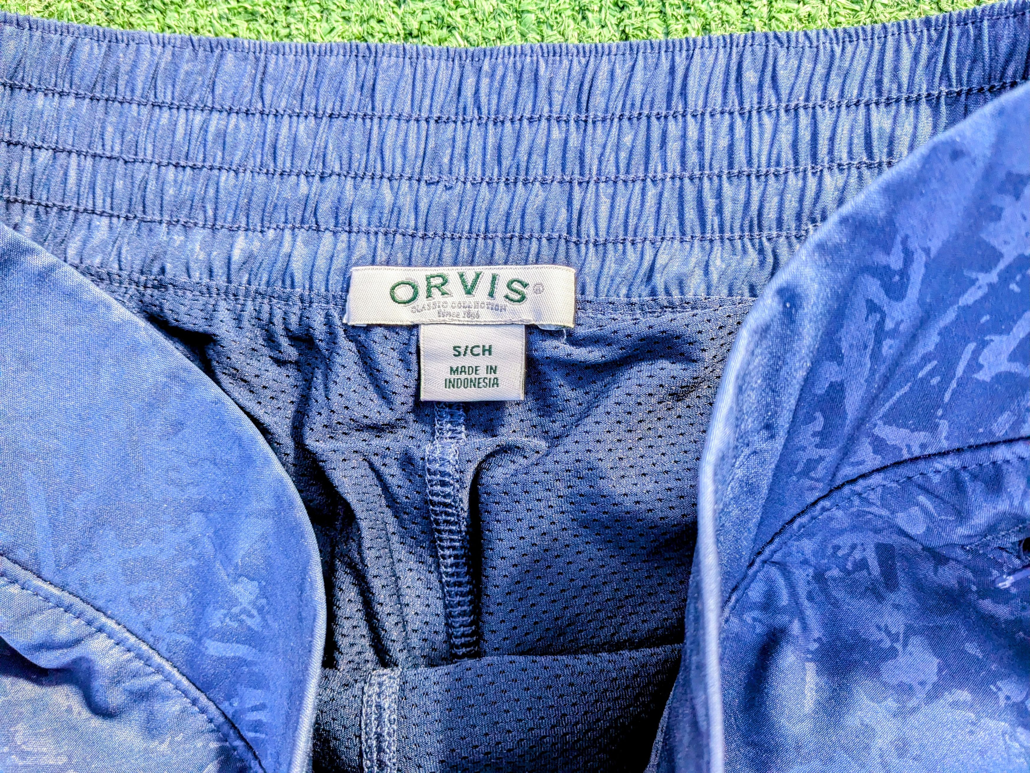 Orvis Orvis Embossed Pull-On Travel Skort Mesh Inner Navy Shorts Size 30" / US 8 / IT 44 - 6 Thumbnail