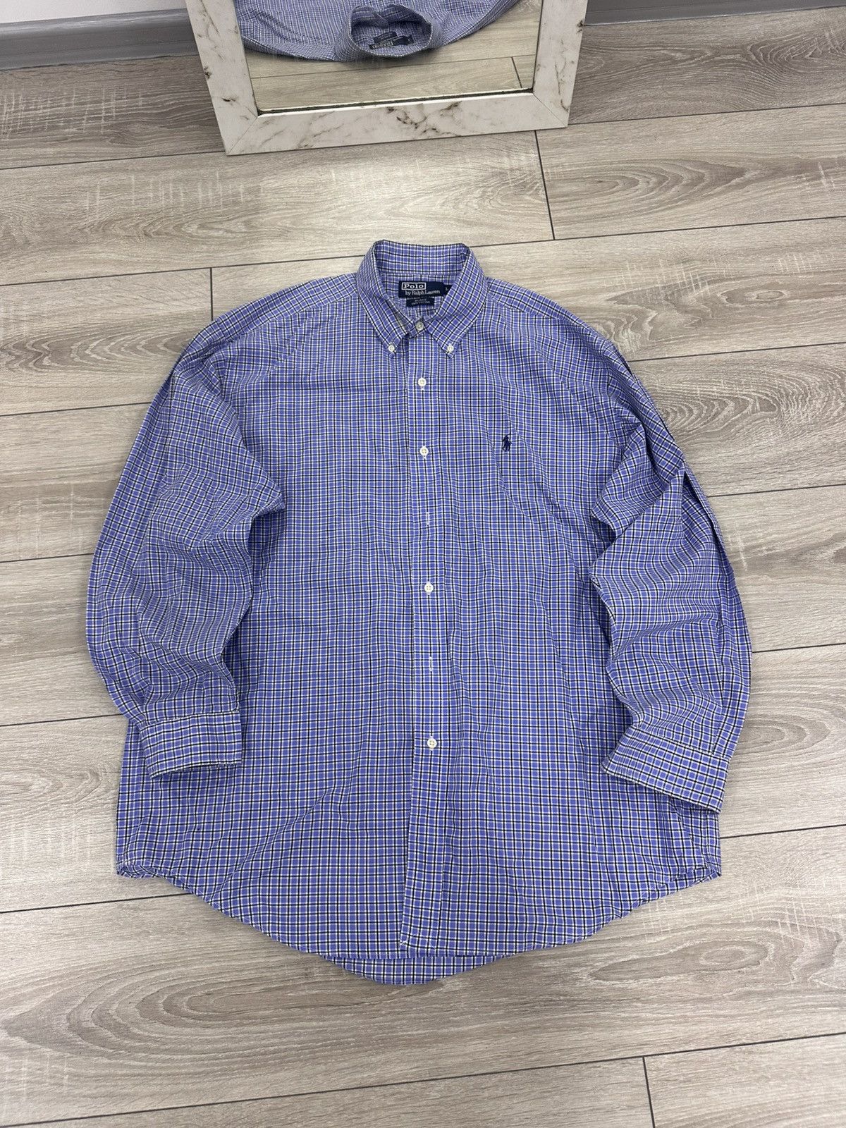 Polo Ralph Lauren Polo Ralph Lauren Vintage Stripped Shirt Size US L / EU 52-54 / 3 - 1 Thumbnail