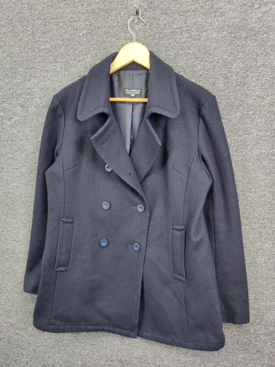Polo Ralph Lauren Vintage Polo Jeans Ralph Lauren Wool Double Breasted Coat Size US L / EU 52-54 / 3 - 2 Thumbnail