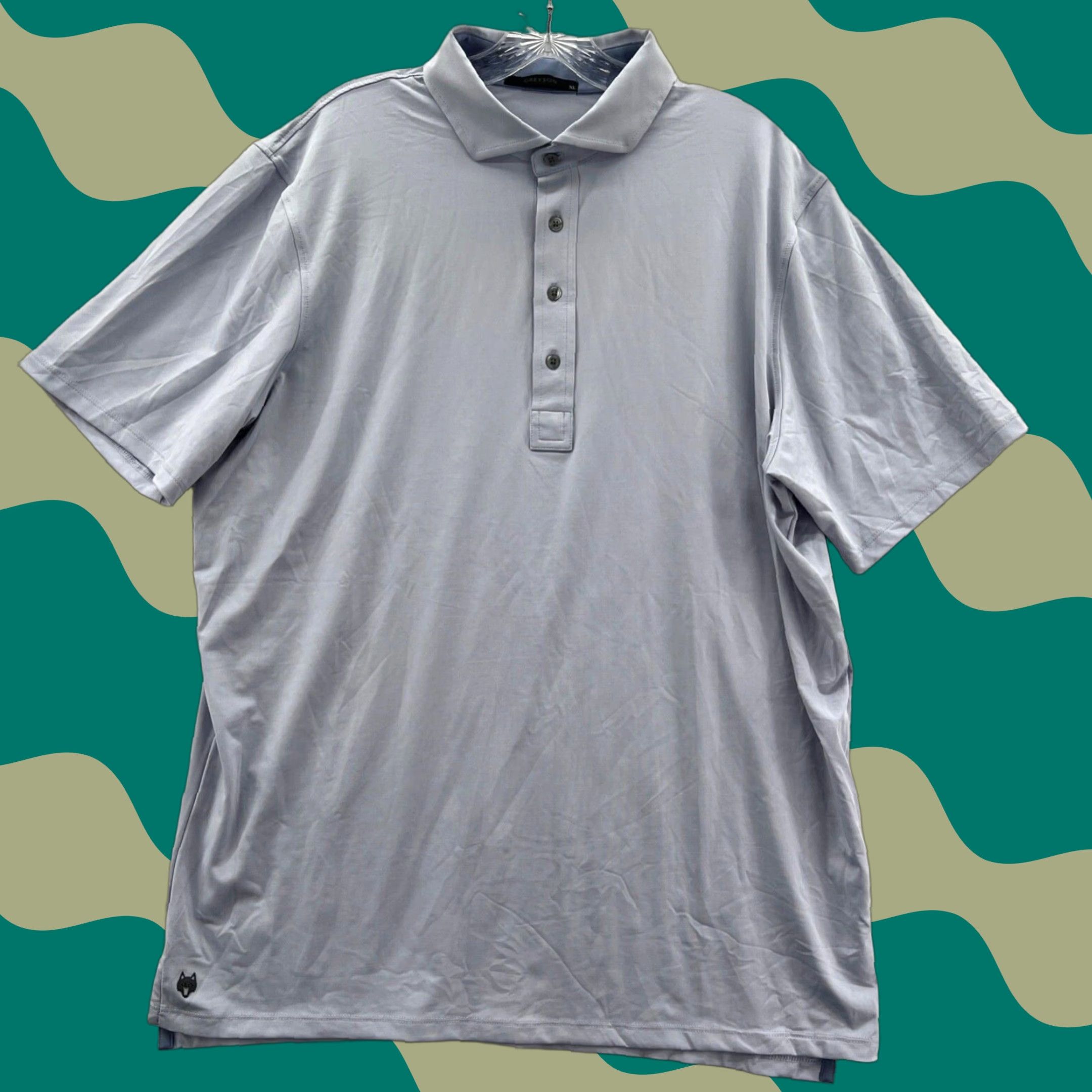 Greyson Polo Shirt Mens XL Relaxed Blue Collared Golf Rugby Polo C5