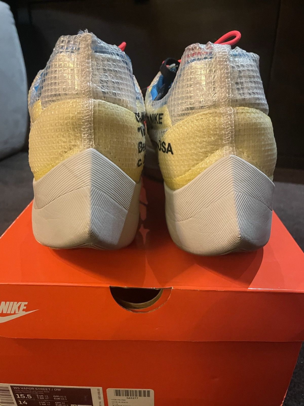 Nike WS vapor street off-white tour yellow