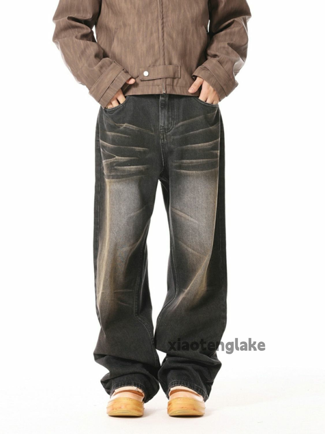 Jean × Vintage washed faded cleanfit punk rusty loose baggy jeans Size US 34 / EU 50 - 1 Thumbnail