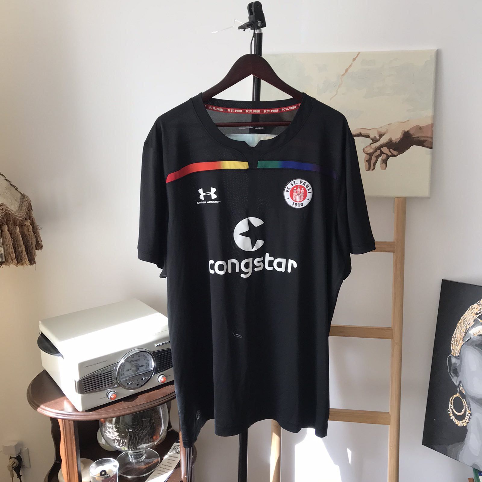 Under Armour Under Armour St Pauli Kit Blokecore Soccer Jersey Sz 3XL Size US XXL / EU 58 / 5 - 1 Thumbnail