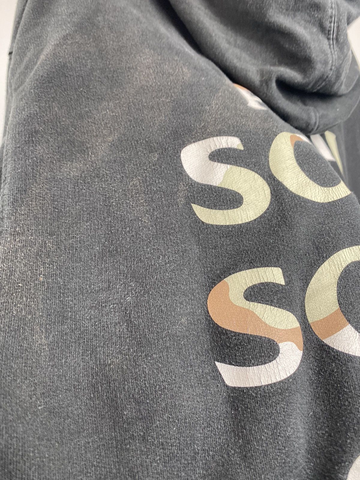 Anti Social Social Club Assc Anti Social Club Black sun faded hoodie camo logo Size US M / EU 48-50 / 2 - 17 Thumbnail