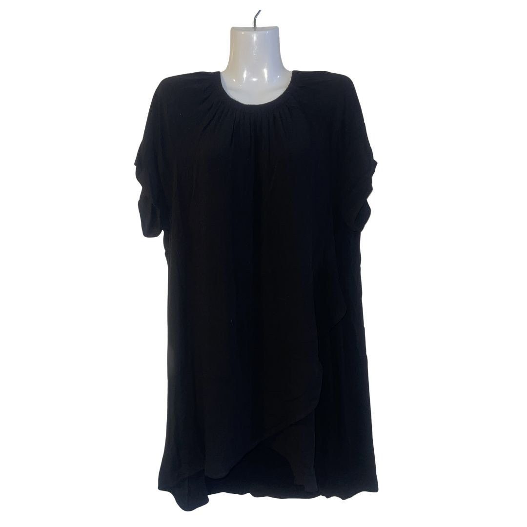 H&M Maternity Nursing Black Flow Dress Large Comfort Casual NWT Size L / US 10 / IT 46 - 1 Thumbnail